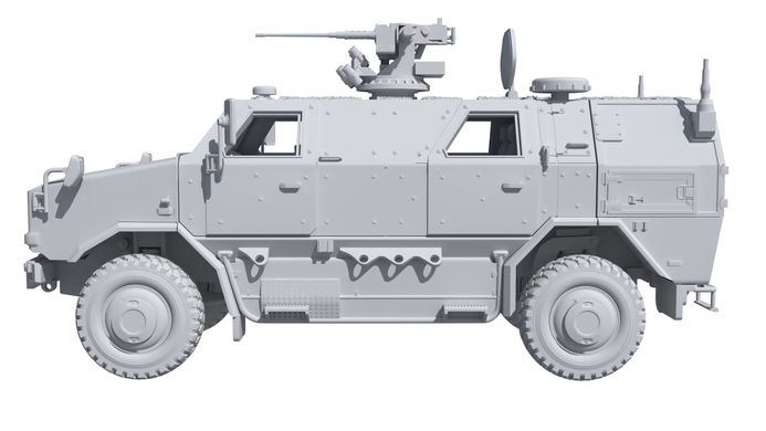 Збірна модель 1/72 з смоли 3D друк захищений бронеавтомобіль Dingo 2 GE PatSi BOX24 72-021
