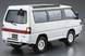 Збірна модель 1/24 автомобіль Mitsubishi P35W Delica Star Wagon '91 Aoshima 06139