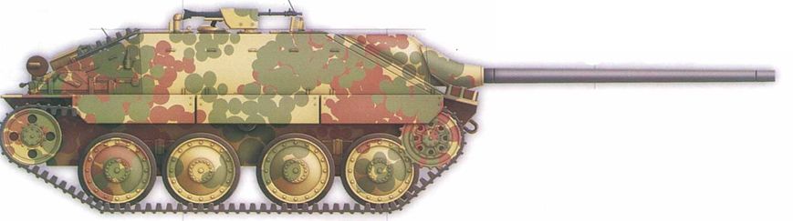 Assembled model 1/35 tank Jagdpanzer 38(D) German Tank Destroyer Amusing Hobby 35A021