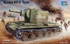 Збірна модель танка Russia KV-2 Tank Trumpeter 00312 1:35