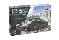 Збірна модель 1/35 танка T-34/76 Model 1943 Early Version Premium Edition Italeri 6570