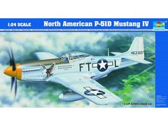 Збірна модель 1/24 винищувач P-51 «Мустанг» Trumpeter 02401