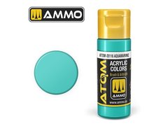Acrylic paint ATOM Aquamarine Ammo Mig 20116