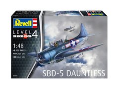 Збірна модель 1/48 бомбардувальника SBD-5 Dauntless Navyfighter Revell 03869