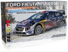 Збірна модель 1/24 автомобіль Ford Fiesta RS WRC 2017 Rallye Monte-Carlo 2017 Belkits BEL 012