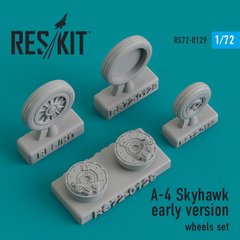 Масштабная модель Комплект колес A-4 Skyhawk ранняя версия (1/72) Reskit RS72-0129, Нет в наличии