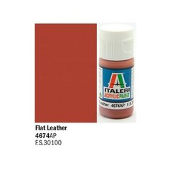 Акриловая краска матовая кожа flat leather 20ml Italeri 4674