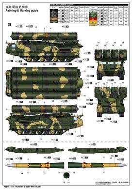 Збірна модель 1/35 ракетна установка С-300В 9А83 Trumpeter 09519