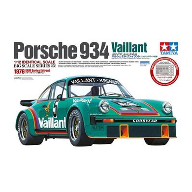Сборная модель автомобиля Porsche 934 Vaillant 1976 Tamiya 12056