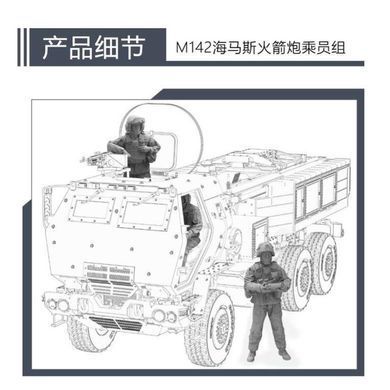 Фигуры 1:72 экипаж ракетной установки HIMARS (3D-печатная) Fore Art 9003