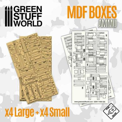 Green Stuff World 11654 rectangular wooden boxes