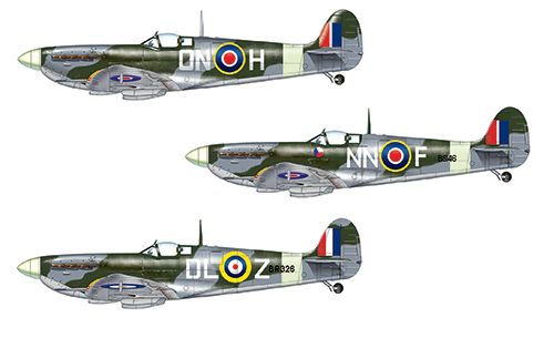 Збірна модель 1/72 літак Spitfire Mk. VI Italeri 1307