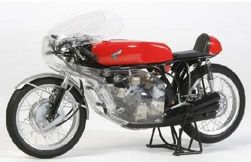 Сборная модель мотоцикла Honda RC166 GP Racer (Full-View Version) Tamiya 14127 1:12