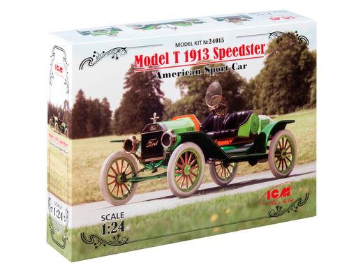 Збірна модель 1/24 Модель T 1913 "Спідстер", Американський спортивний автомобіль ICM 24015