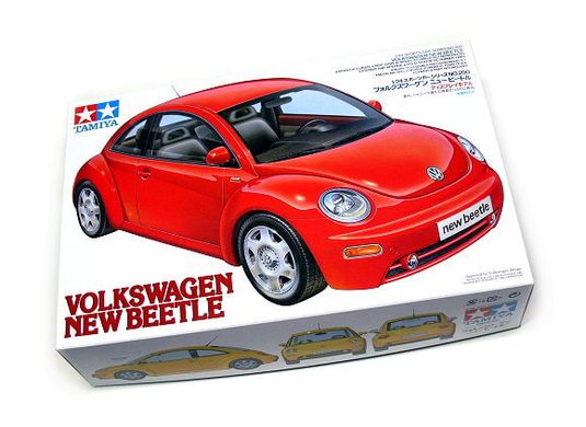Сборная модель 1/24 автомобиля Volkswagen New Beetle Tamiya 24200