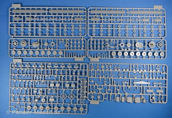 Assembled model 1:35 German tank Pz.Kpfw.IV Ausf.F1 Border Model BT-003