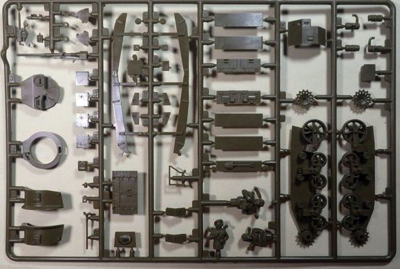 M3 Stuard Light Tank Assembly Model Italeri 15761 1:56