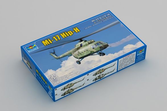 Сборная модель 1/48 вертолет Mi-17 Hip-H Trumpeter 05814