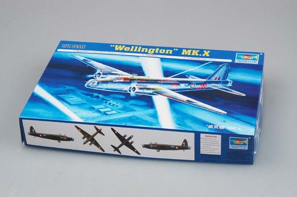 Збірна модель 1/72 бомбардувальник «Віккерс Веллінгтон» Wellington MK10 Trumpeter 01628