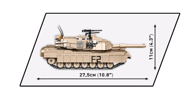 Навчальний конструктор танк 1/35 M1A2 ABRAMS COBI 2622