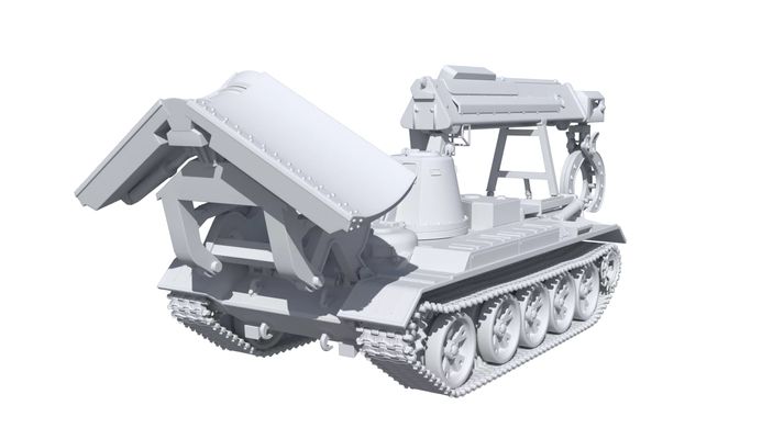 Сборная модель 1/72 из смолы 3D печать ИМР-1 инженерная машина разграждения на основе танка Т-55 BOX24 72-022