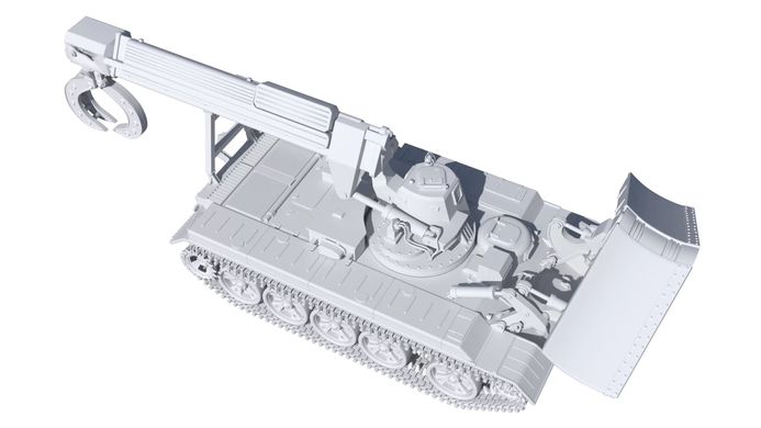 Сборная модель 1/72 из смолы 3D печать ИМР-1 инженерная машина разграждения на основе танка Т-55 BOX24 72-022