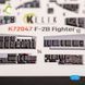 Тривимірні наклейки JASDF F-2B Fighter для комплекту FineMolds (1/72) Kelik K72047